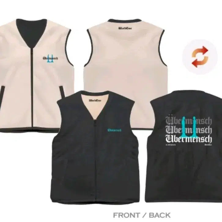 [BUNJANG] We11done GD Reversible Vest / 지드래곤 리버시블 조끼 위버멘쉬MD