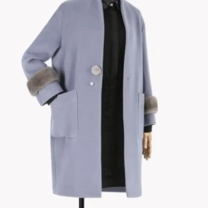[BUNJANG] Renny Ron Cashmere Mink Coat / 레니본 캐시미어 밍크 코트