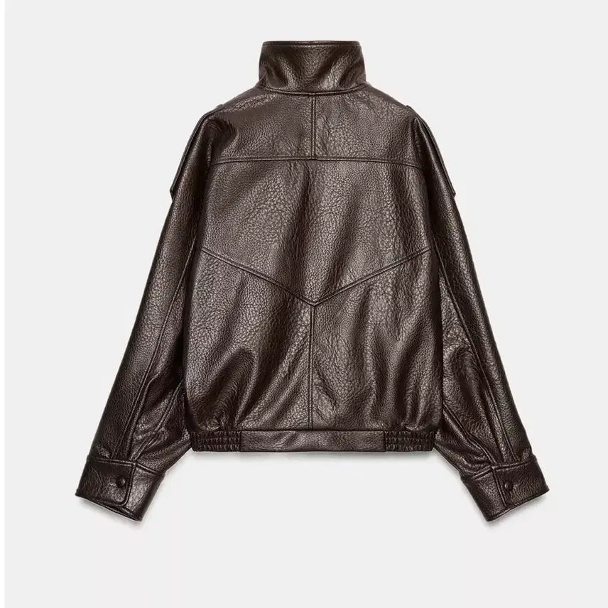 [BUNJANG] Zara Saint Laurent Leather Jacket L / 자라 생로랑 레더 자켓 L