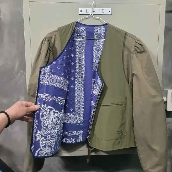 [BUNJANG] VOCAVACA Paisley Reversible Jacket / VOCAVACA 보카바카 페이즐리 리버시블 자켓 FREE