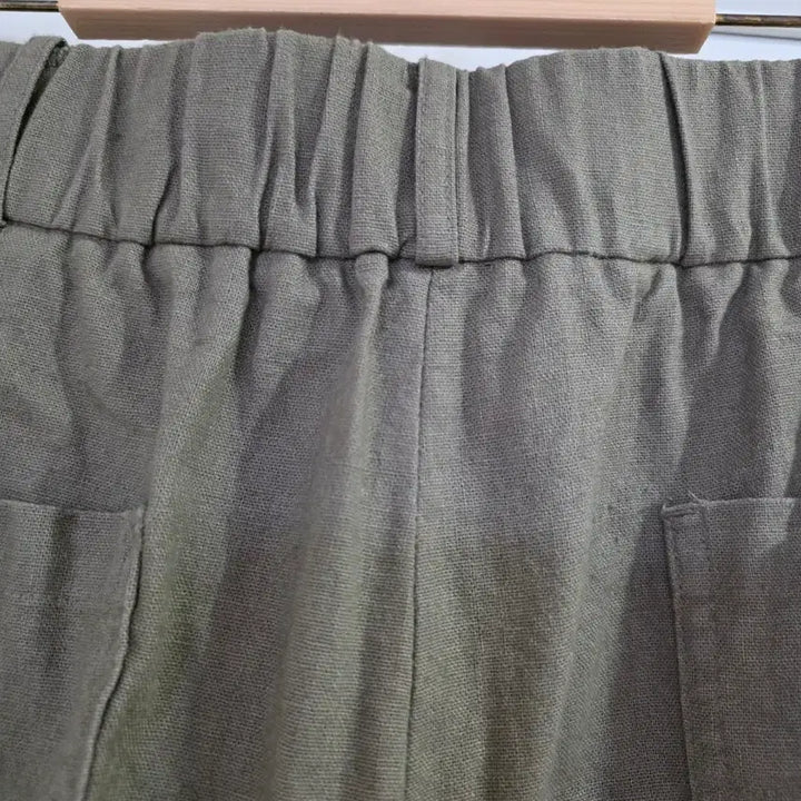 [BUNJANG] Summer Linen Blend Bending Pants / 여름 시원한  마 35 면 65  밴딩  베기통바지  깨끗해요  77사이