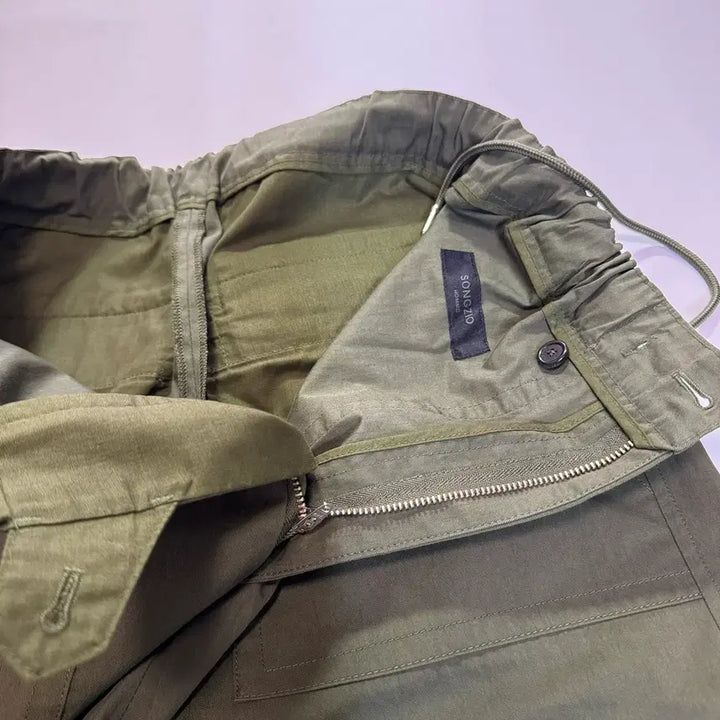 [BUNJANG] Songzio Homme Khaki Jogger Pants (Size 46) / 송지오 옴므 카키 조거 팬츠(46사이즈)