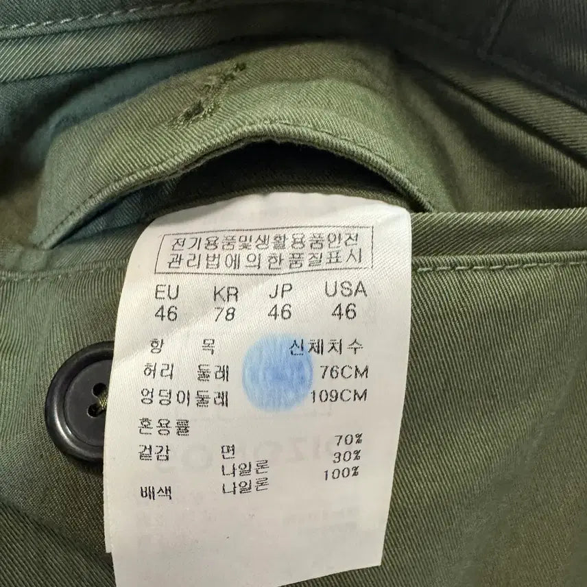 [BUNJANG] Songzio Homme Khaki Jogger Pants (Size 46) / 송지오 옴므 카키 조거 팬츠(46사이즈)