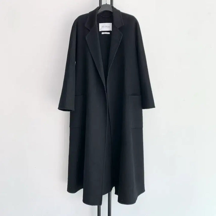 [BUNJANG] MaxMara 100% Cashmere Long Coat / 정품 막스마라 MaxMara 100%캐시미어 블랙 롱 코트