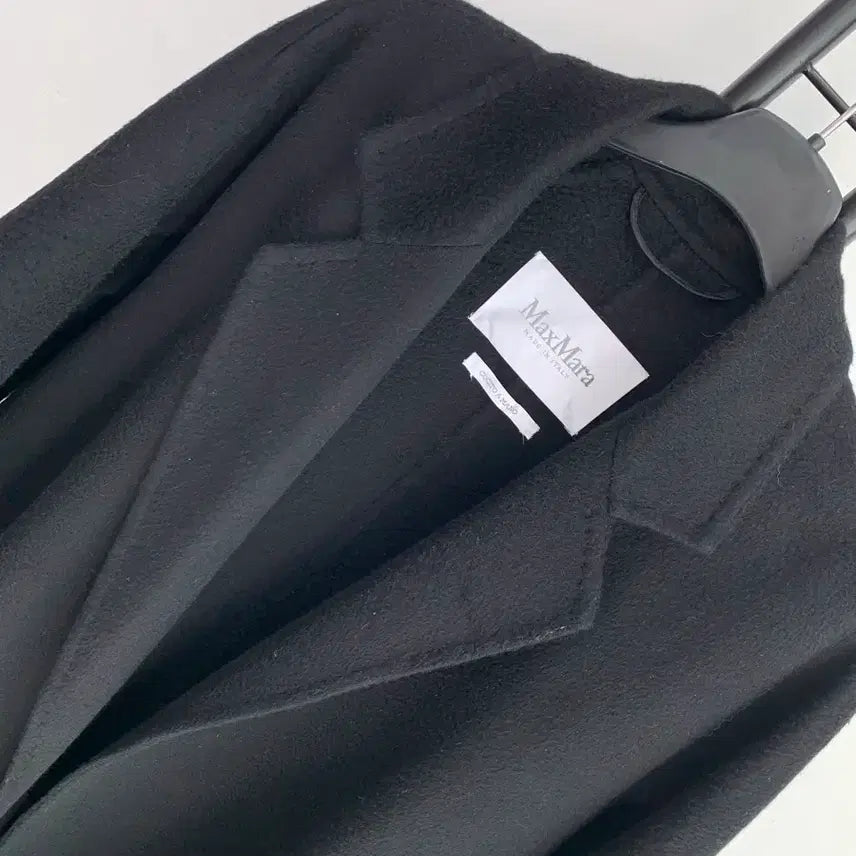 [BUNJANG] MaxMara 100% Cashmere Long Coat / 정품 막스마라 MaxMara 100%캐시미어 블랙 롱 코트