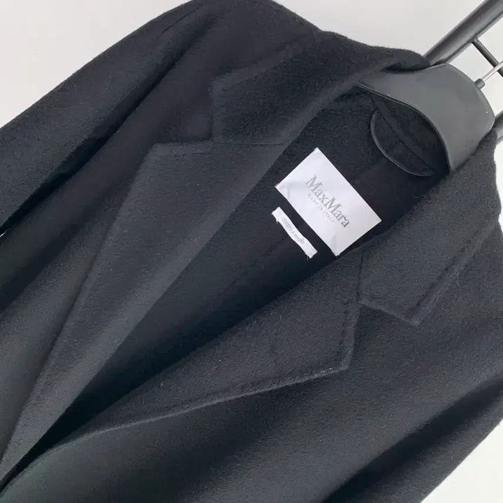 [BUNJANG] MaxMara 100% Cashmere Long Coat / 정품 막스마라 MaxMara 100%캐시미어 블랙 롱 코트