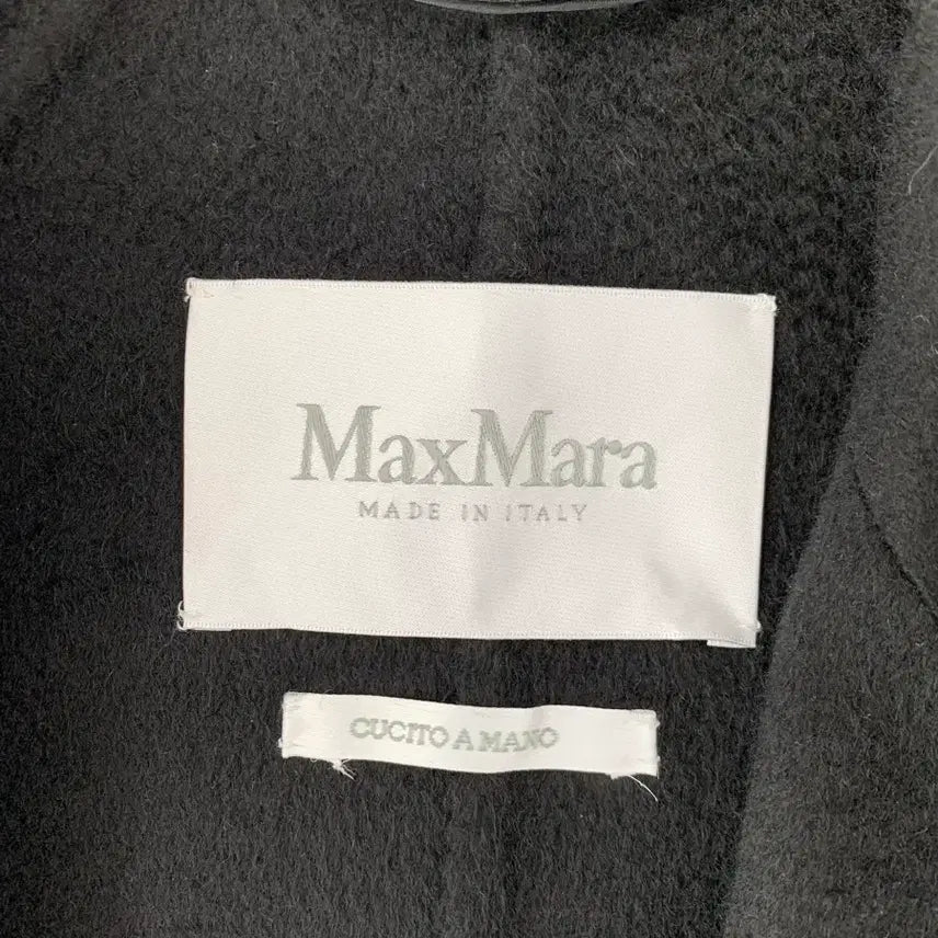 [BUNJANG] MaxMara 100% Cashmere Long Coat / 정품 막스마라 MaxMara 100%캐시미어 블랙 롱 코트