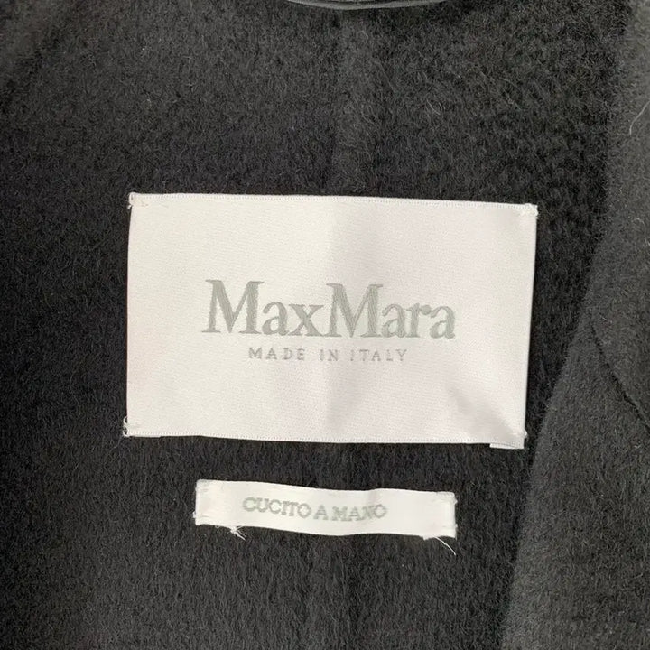[BUNJANG] MaxMara 100% Cashmere Long Coat / 정품 막스마라 MaxMara 100%캐시미어 블랙 롱 코트