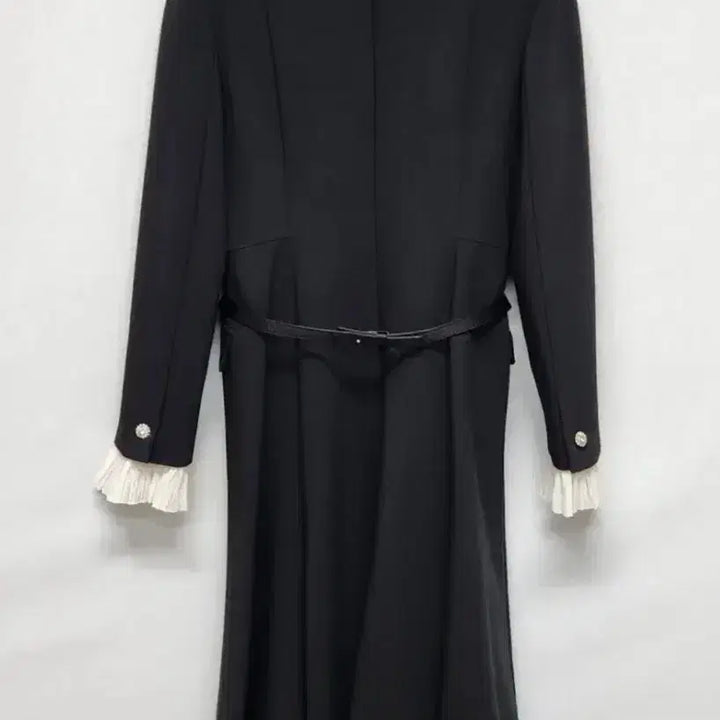 [BUNJANG] Renny Ron Double Collar Pearl Button Dress / 레니본 더블카라 진주단추 원피스