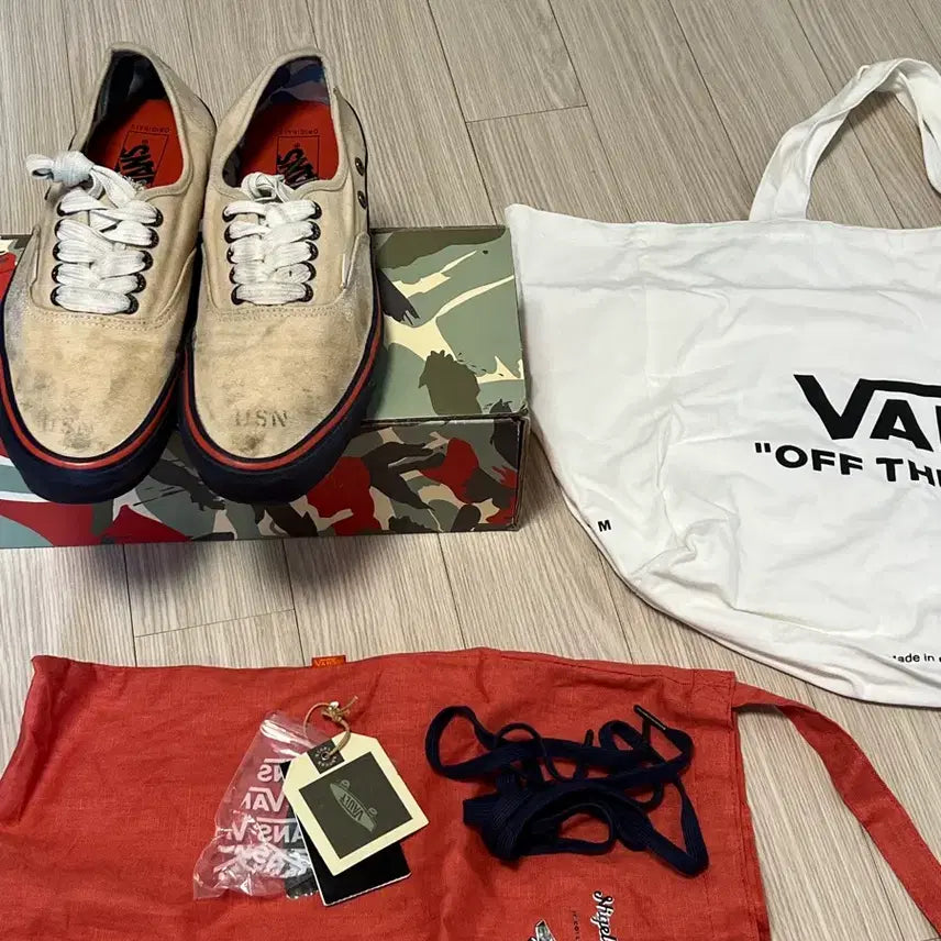 [BUNJANG] Vans Vault Nigel Cabourn OG Authentic Sneakers / 반스 볼트 나이젤카본 OG 어센틱 290 사이즈