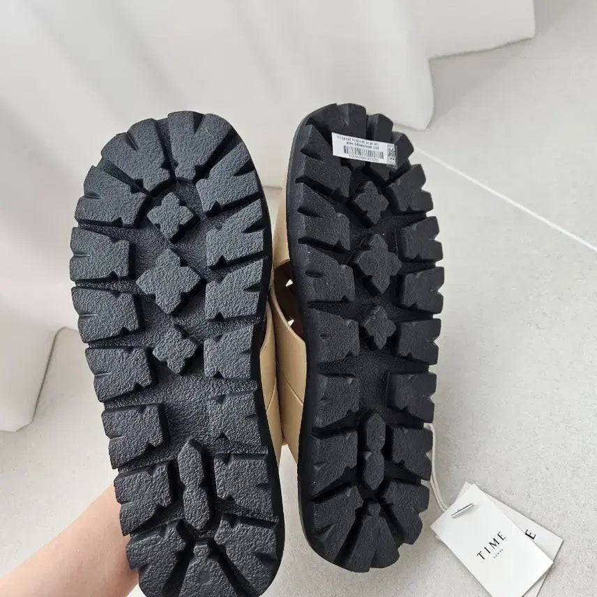 [BUNJANG] Time Homme Leather Slippers / 타임옴므 슬리퍼