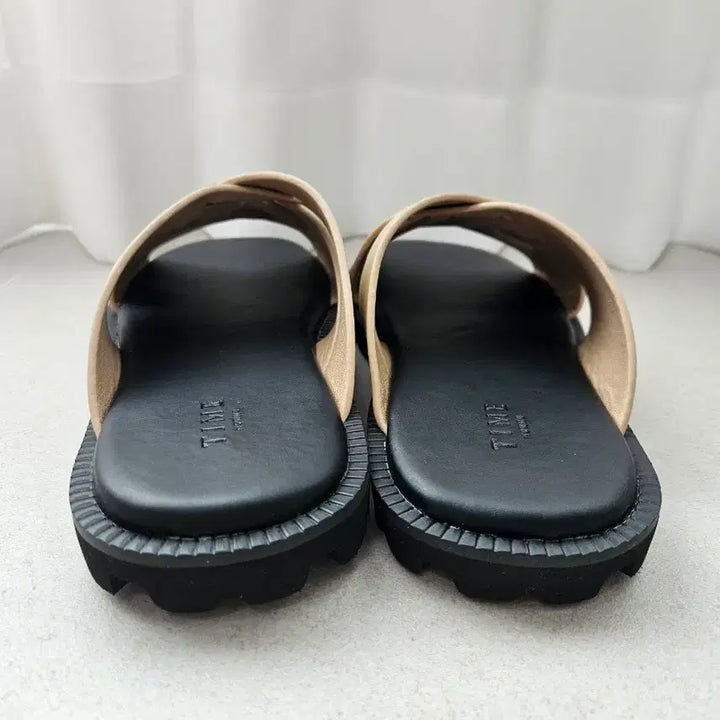 [BUNJANG] Time Homme Leather Slippers / 타임옴므 슬리퍼