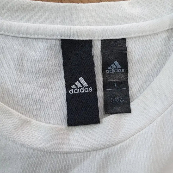 [SOLD OUT] 아디다스 Three Stripes 흰색 반팔 티셔츠
