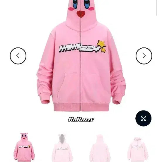 [BUNJANG] Kakazzy Kirby Hooded Zip-up / Kakazzy 카카지 커비 후드집업