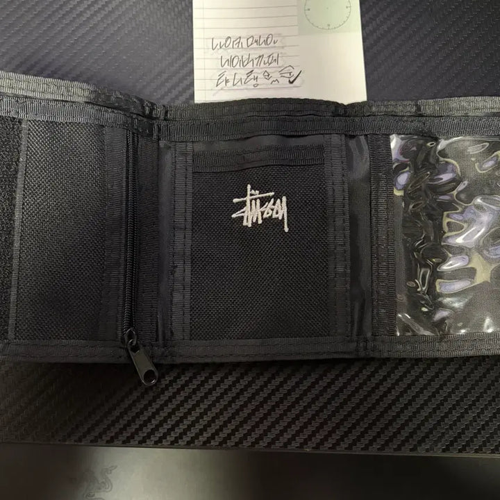 [BUNJANG] Stussy Old School Folding Tri-Fold Wallet / [OS] 스투시(STUSSY) 올드스쿨 폴딩 3단 지갑