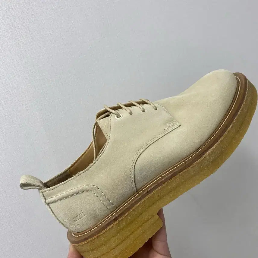 [BUNJANG] AMI Suede Crepe Sole Derby Shoes / (정품) 새상품 AMI 샌드색상 스웨이드 크레페솔 더비슈즈팝니다