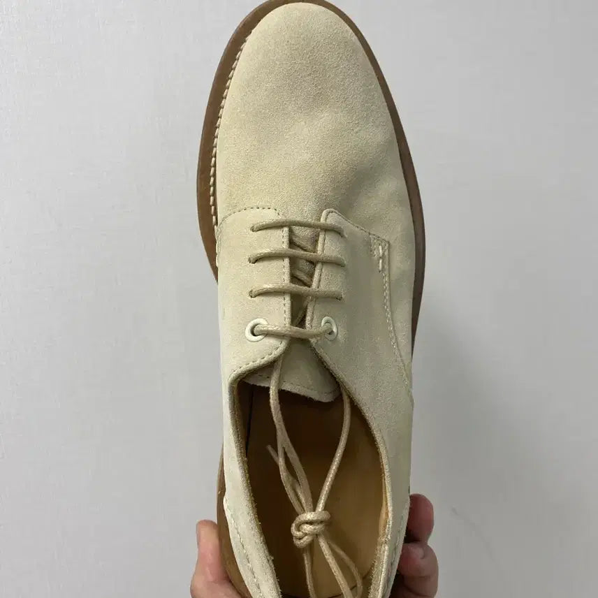 [BUNJANG] AMI Suede Crepe Sole Derby Shoes / (정품) 새상품 AMI 샌드색상 스웨이드 크레페솔 더비슈즈팝니다