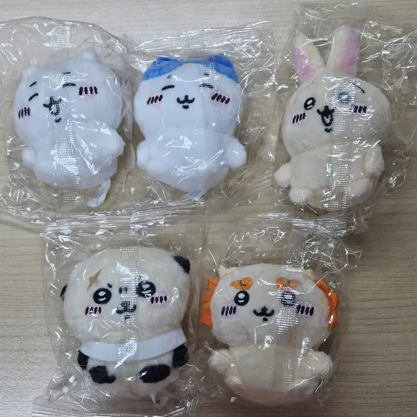 [BUNJANG] Chiikawa, Hachiwari, Usagi, Rakko, Shisa Seated Plushie Bundle Set (2nd Edition) / 일괄) 앉은 누이 2탄 치이카와, 하치와레, 우사기, 랏코, 시사