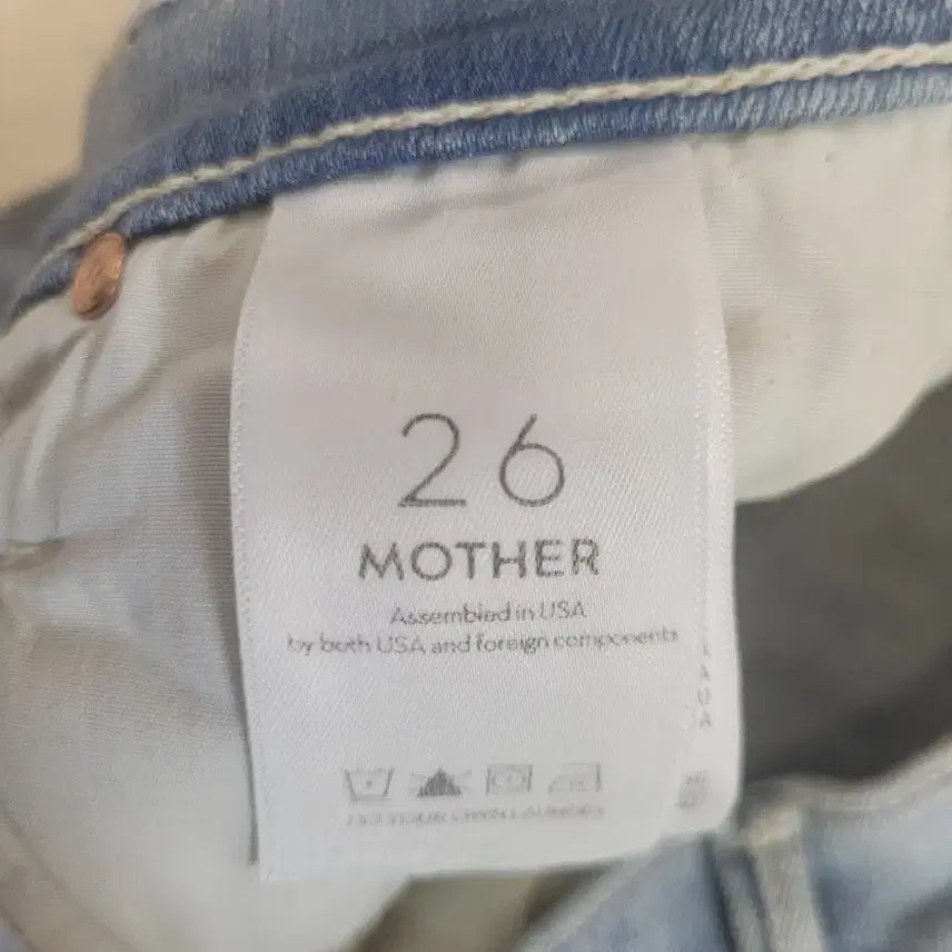 [BUNJANG] Mother Rascal Ankle Snippet Denim Jeans 26 / 마더  Rascal Ankle Snippet 데님 26