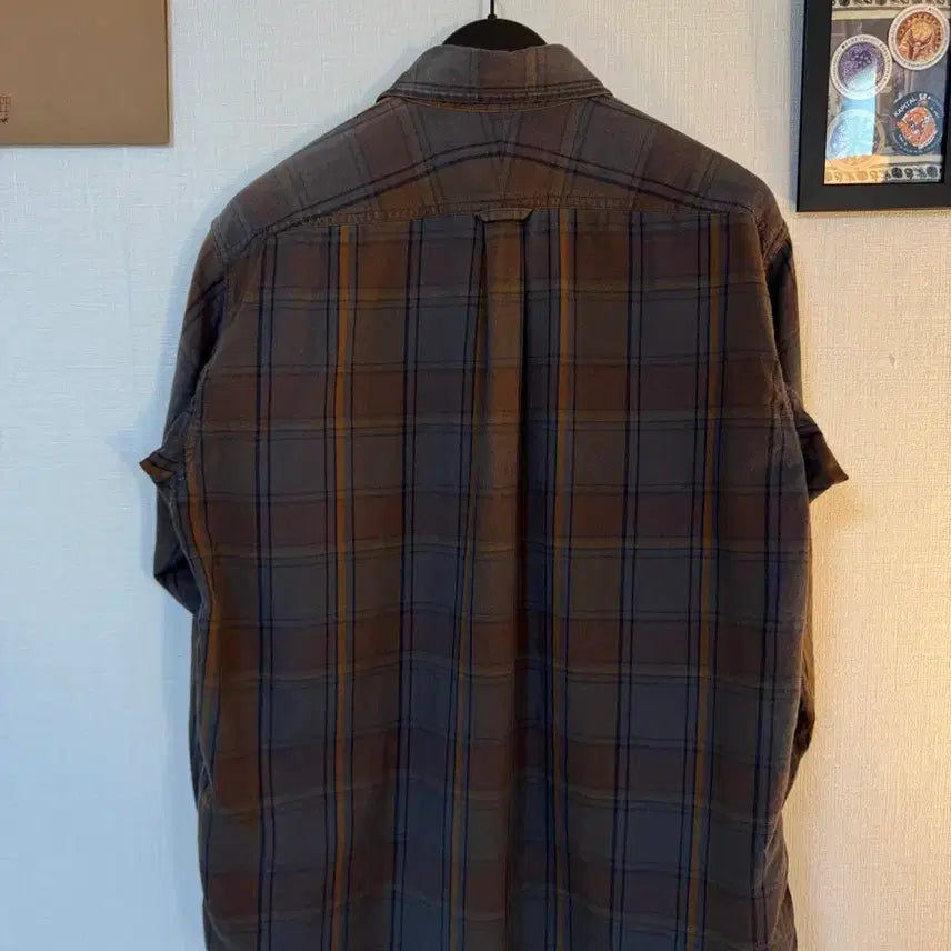 [SOLD OUT] [S]노스페이스 퍼플라벨 체크셔츠