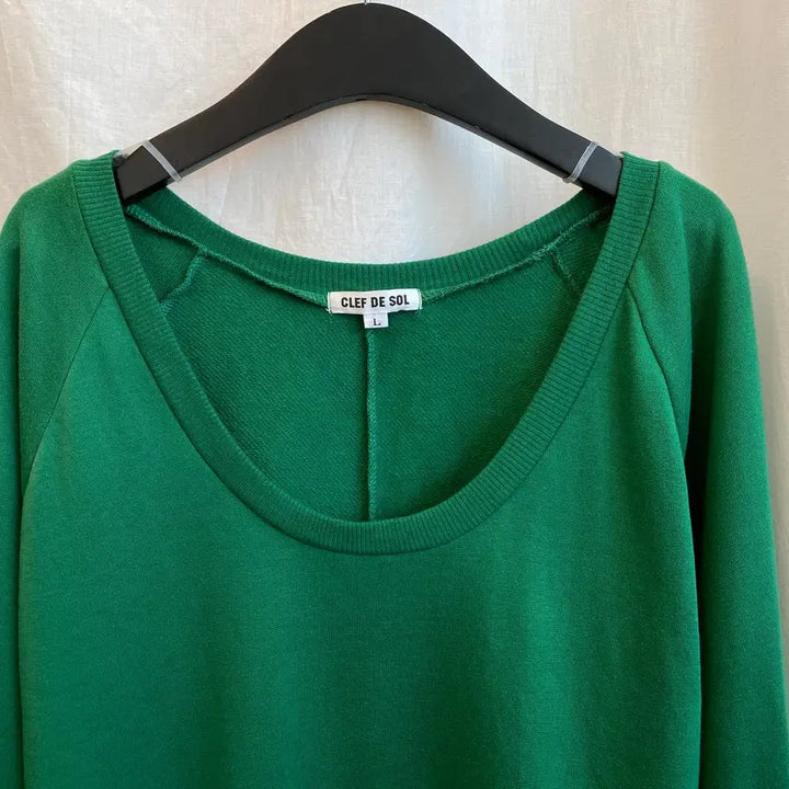 [BUNJANG] CLEF DE SOL Green Round Top (L) / CLEF DE SOL 그린 라운드탑(L)
