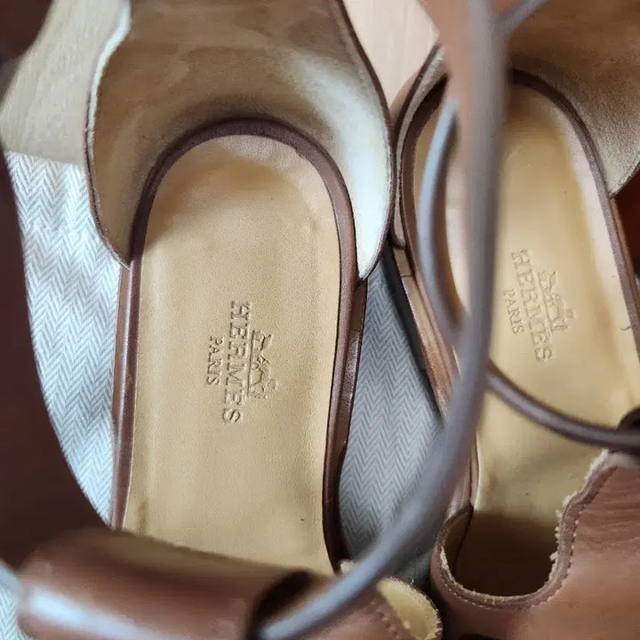[BUNJANG] Hermès Sandals Loafers Black/Brown 36 Full Set / 정품) 에르메스 샌들 로퍼 슈즈 블랙/브라운 36 박스풀세트