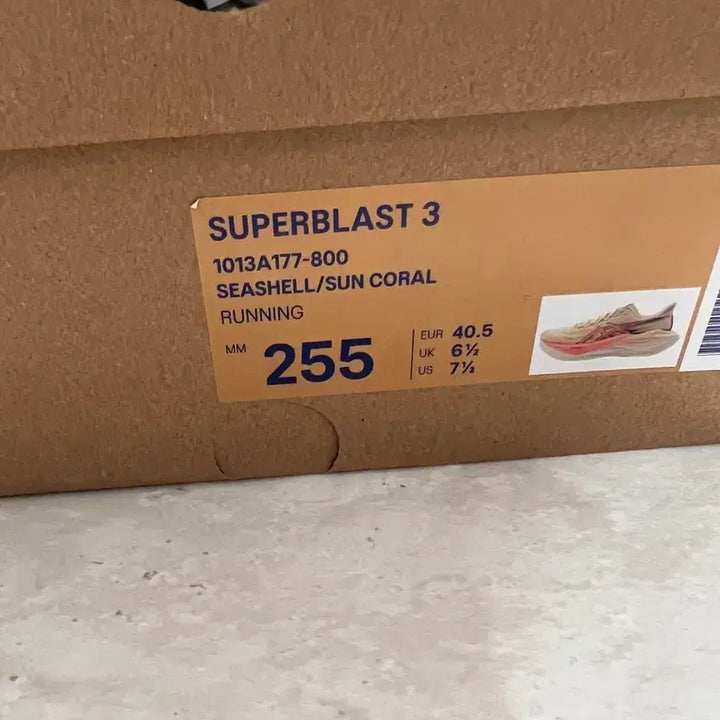 [BUNJANG] Asics Superblast 3 255mm Running Shoes / 아식스 슈퍼블라스트3 255mm