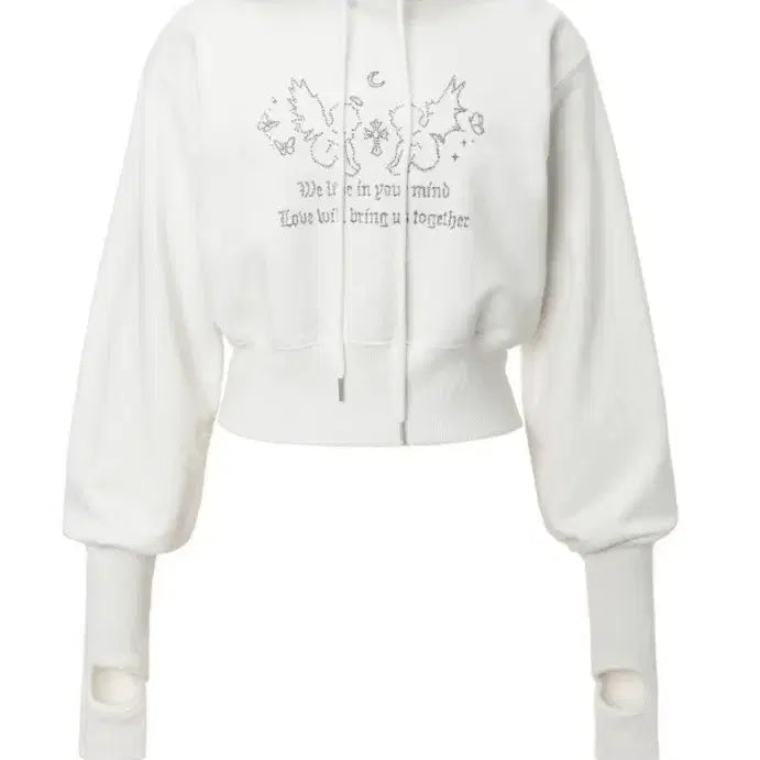 [BUNJANG] 3 Times Fairy Hoodie White / 쓰리타임즈 페어리 후드 화이트 fairy hoodie