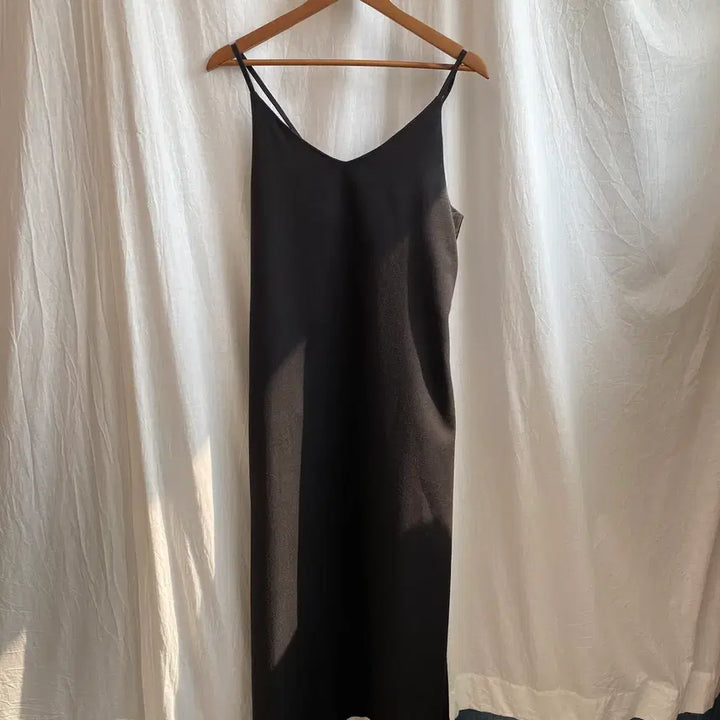 [BUNJANG] Black Sleeveless Long Dress (M) / 블랙 민소매 원피스(M)