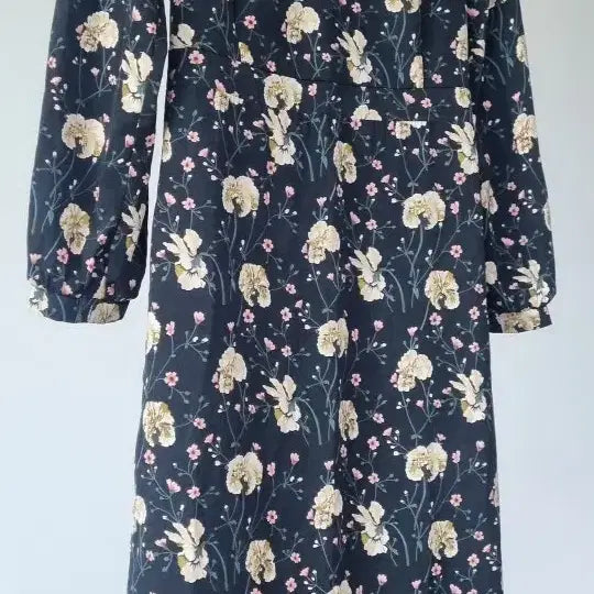 [BUNJANG] Plastic Island Floral Long Dress / 플라스틱 아일랜드 플라워 롱 원피스 새옷수준