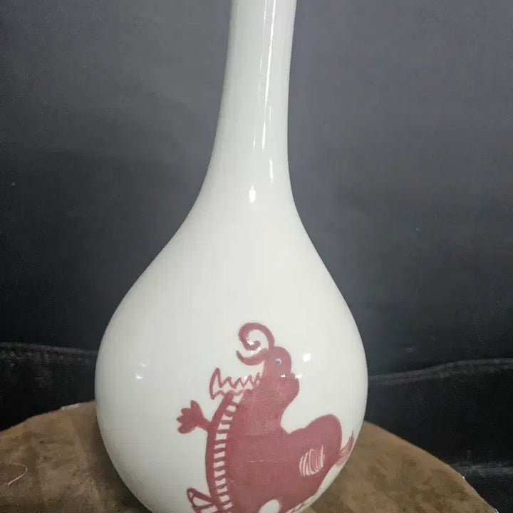 [BUNJANG] Celadon Porcelain Dragon Bottle / 유리홍 담병