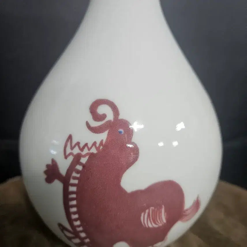 [BUNJANG] Celadon Porcelain Dragon Bottle / 유리홍 담병