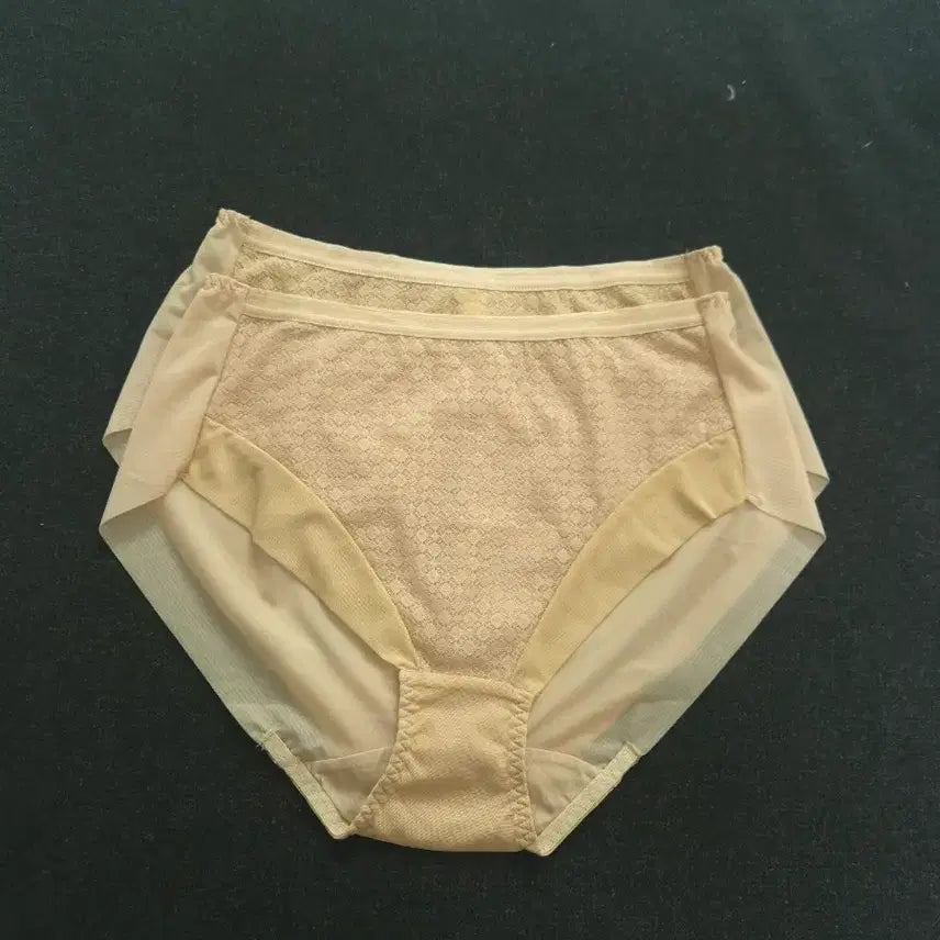 [BUNJANG] Hemline Lace Panties - 10-Piece Set (Size 100) / (사이즈 100)햄라인 레이스 팬티 10장세트