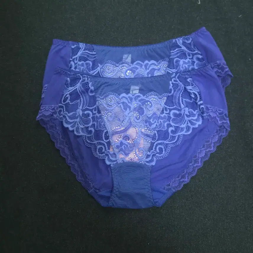 [BUNJANG] Hemline Lace Panties - 10-Piece Set (Size 100) / (사이즈 100)햄라인 레이스 팬티 10장세트