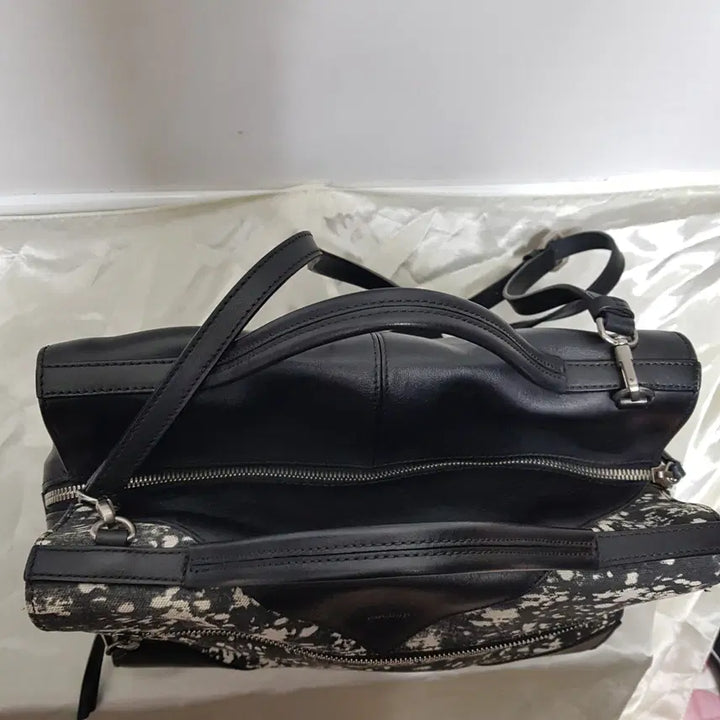 [BUNJANG] Rouge &amp; Lounge Paint Print Two-Way Bag / 루즈앤라운지/페인트프린트백/투웨이백/가로29세로21/파라오쇼핑