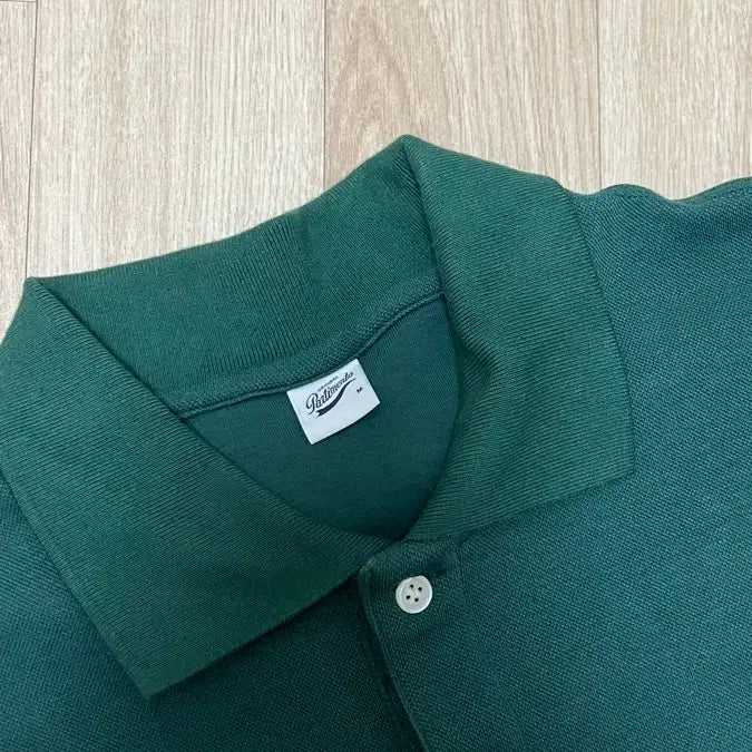 [BUNJANG] Partimento Oversized PK Half Sweat Polo Shirt - Green / 남자 파르티멘토 피케 카라반팔티 M사이즈