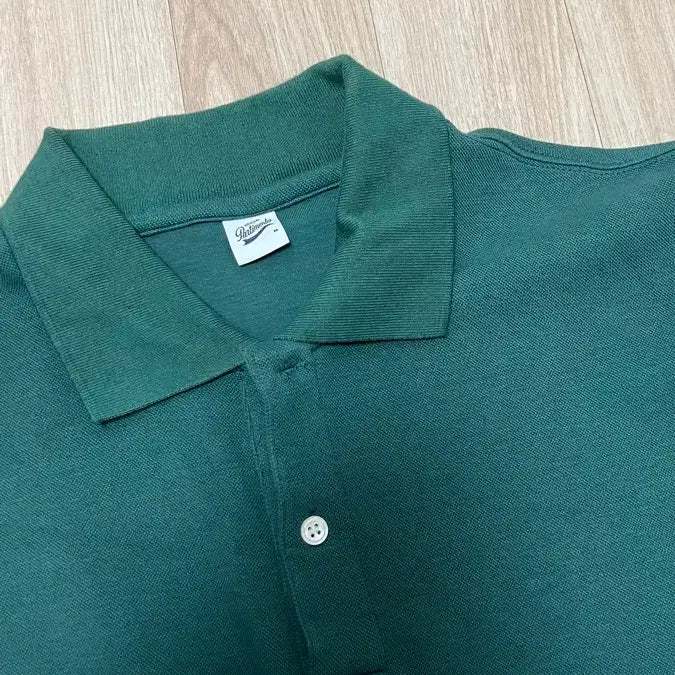 [BUNJANG] Partimento Oversized PK Half Sweat Polo Shirt - Green / 남자 파르티멘토 피케 카라반팔티 M사이즈