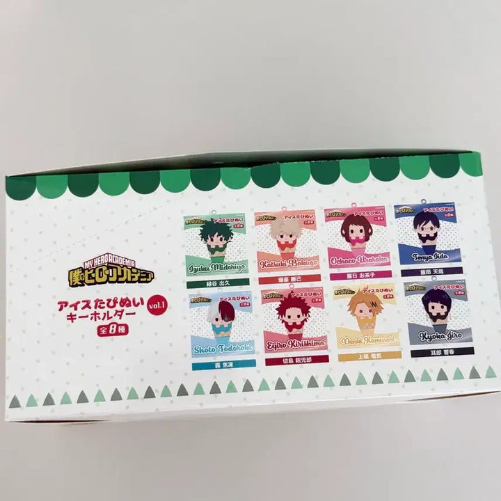 [BUNJANG] My Hero Academia Ice Tapinu Keyholder Full Set / (미개봉)나의 히어로 아카데미아 아이스 타피누이 키홀더 풀박스