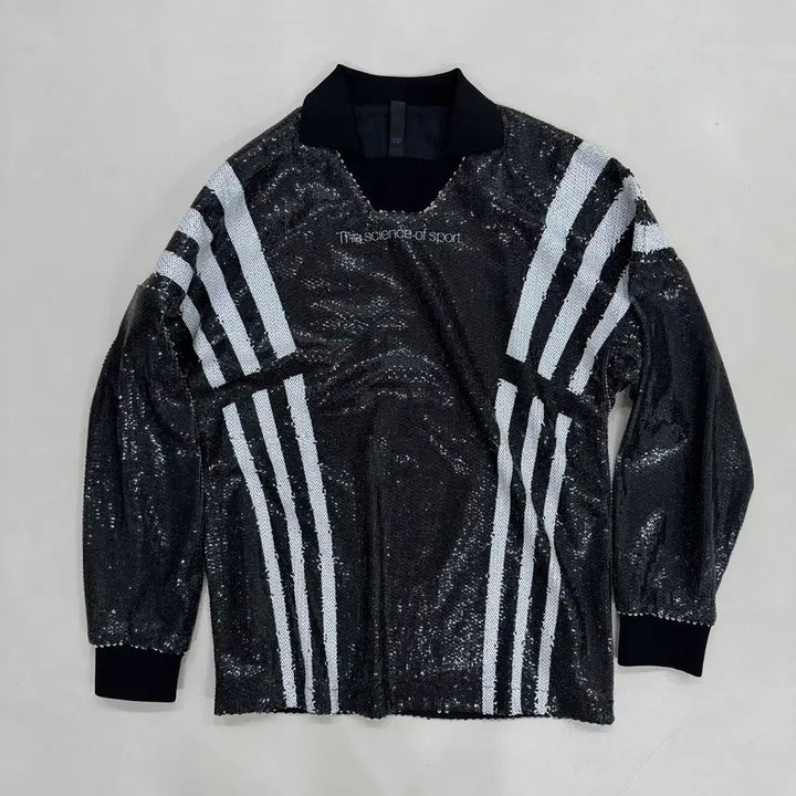 [BUNJANG] Adidas Blue Sequin Soccer Jersey / 아디다스 블루버전 시퀸 축구 져지