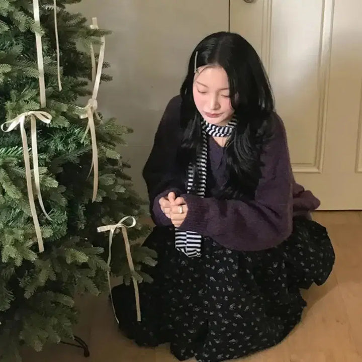 [BUNJANG] Knit Long Skirt Set / 니트 롱스커트 세트 판매