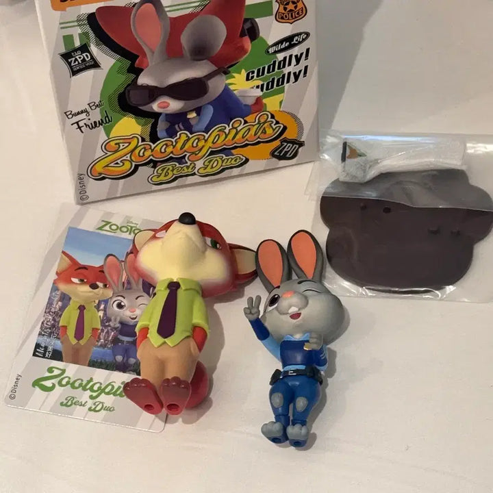 [BUNJANG] Zootopia Best Duo Mini Figure / 주토피아 베스트 듀오 미니 피규어