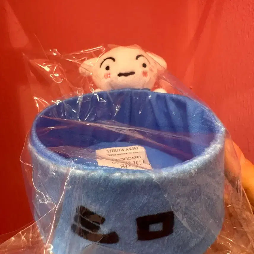 [BUNJANG] Shin-chan Shiroi Dog Bowl Organizer Storage Box / (미개봉) 짱구 흰둥이 밥그릇 개밥 수납함 정리함 보관함 굿즈 인형