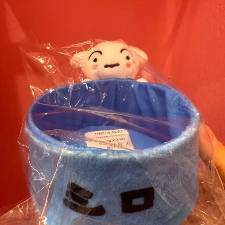 [BUNJANG] Shin-chan Shiroi Dog Bowl Organizer Storage Box / (미개봉) 짱구 흰둥이 밥그릇 개밥 수납함 정리함 보관함 굿즈 인형