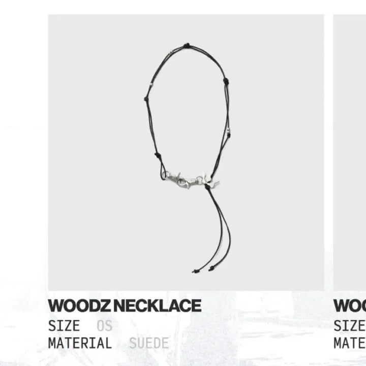 [SOLD OUT] 우즈 조승연 스웨이드목걸이 원가이하