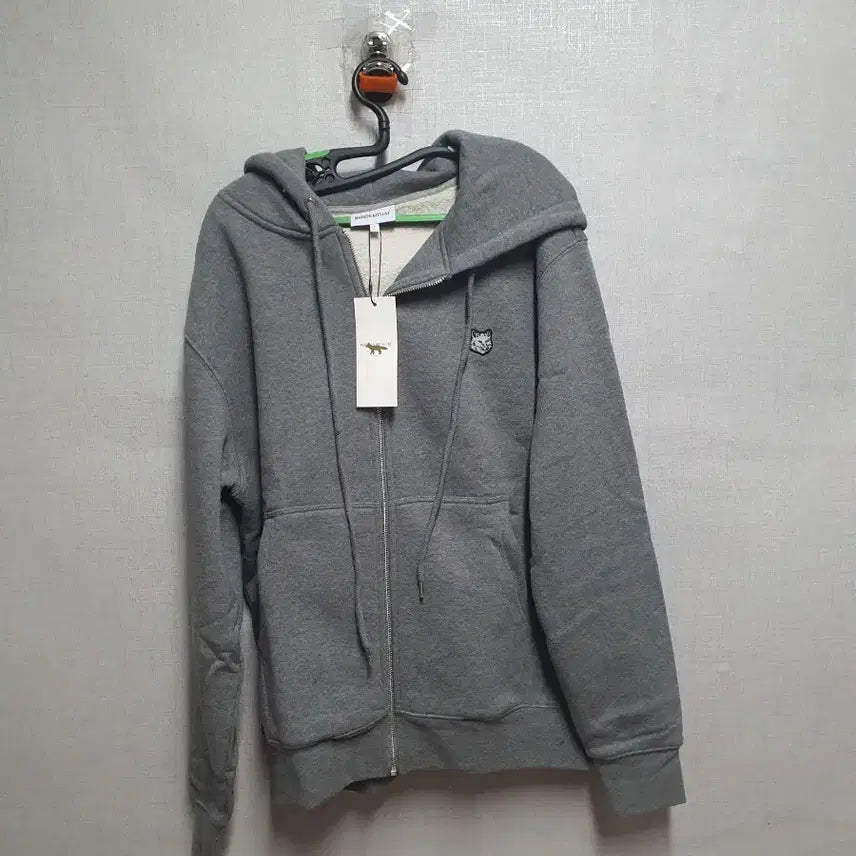 [BUNJANG] Maison Kitsune Gray Fox Hooded Zip-up - M / 메종키츠네 그레이 폭스 후드집업m