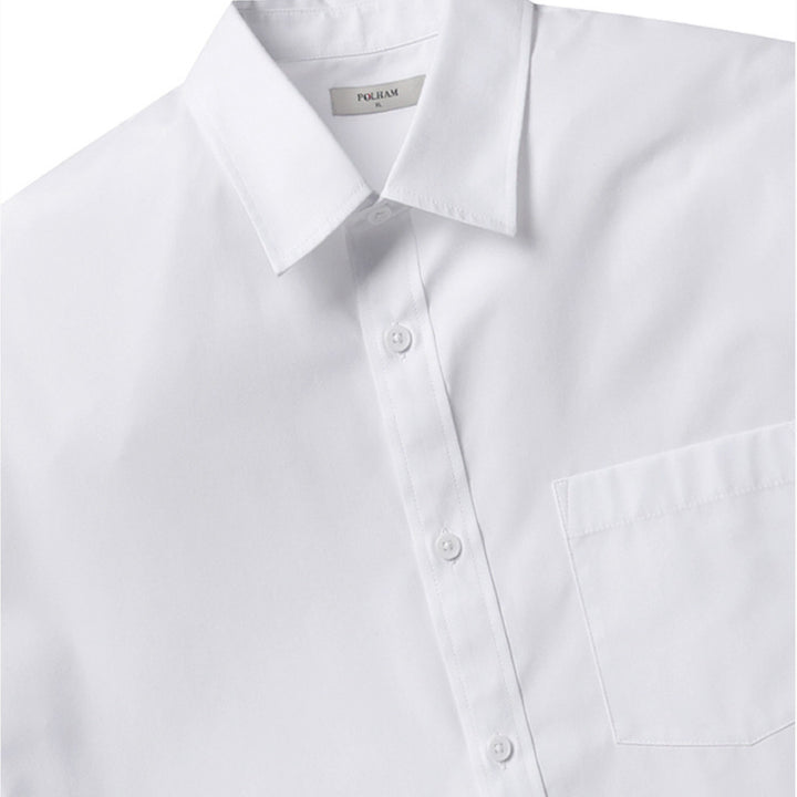 [BUNJANG] POLHAM Oversized Long-Sleeve Shirt White / 새) 오버핏 긴팔 셔츠 화이트 95, 105 새상품