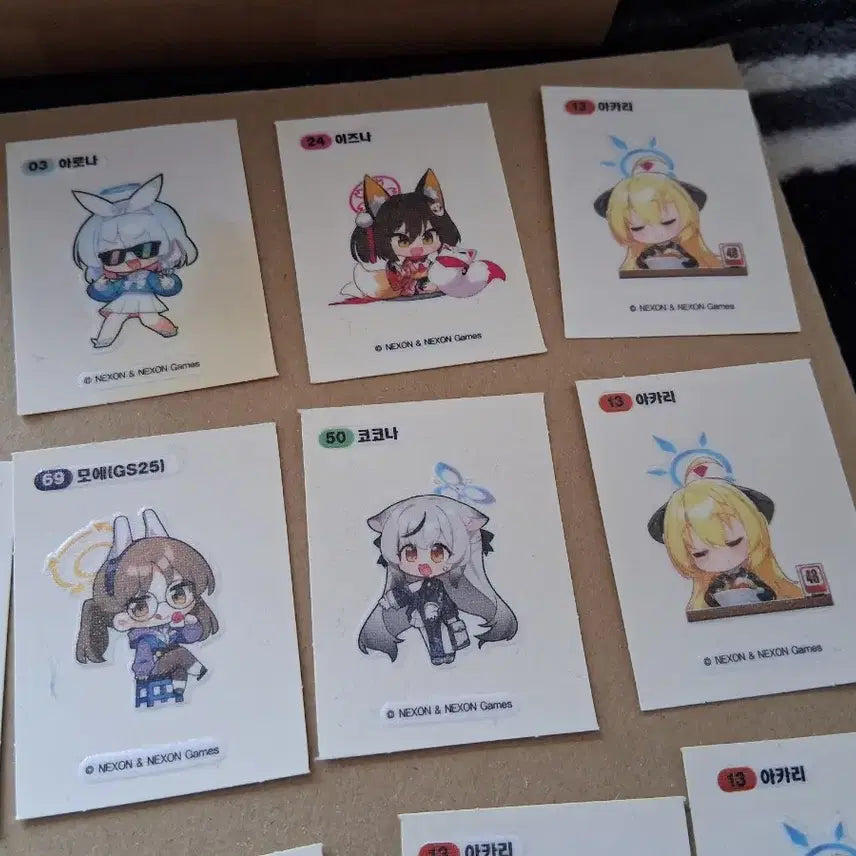 [BUNJANG] Blue Archive Sticker Collection / 블루 아카이브 띠부실