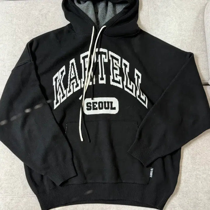 [BUNJANG] AJO BY AJO Knit Hooded Sweatshirt / 아조바이아조 니트후드티