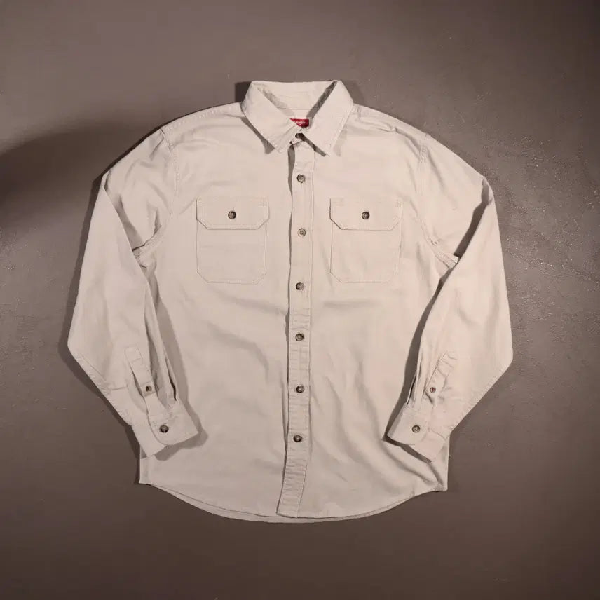 [BUNJANG] Wrangler C430 Cotton Work Shirt / 랭글러 코튼 워크셔츠 C430