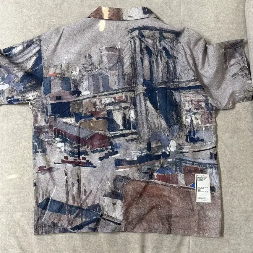 [BUNJANG] Brooklyn Museum Printed Short-Sleeve Shirt / 브루클린 뮤지엄 프린팅 반팔셔츠
